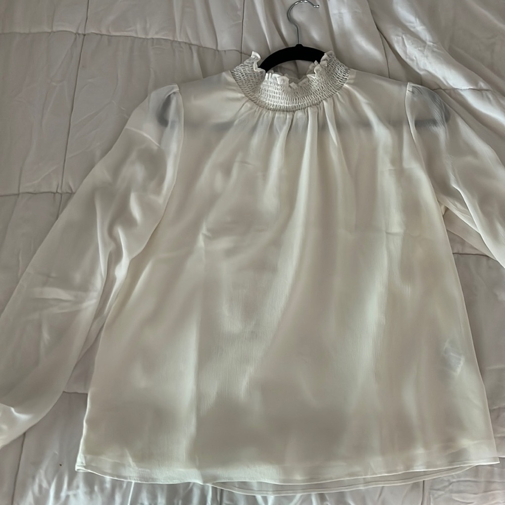 Size small Cream / offwhite jcrew blouse